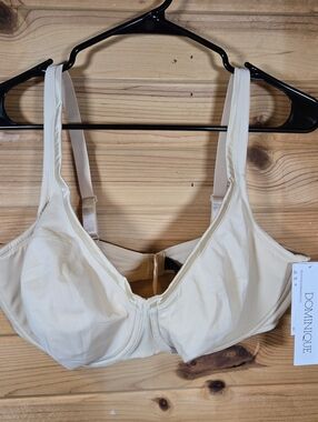 Dominique Intimate Apparel #7200 Everyday Seamless T-shirt Bra Nude 42D NWT